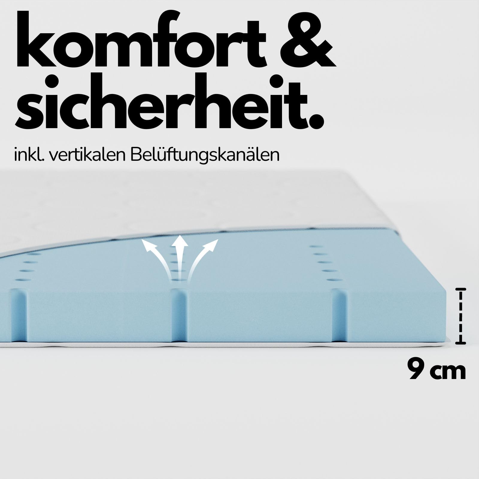 Reisebett 60x120 cm - fold & go - faltbares Babybett mit feststellbaren Rollen & Matratze Cloud Air | ab Geburt bis 15 kg | zusammenklappbar inkl. Tragetasche | leicht und kompakt | schwarz/grau