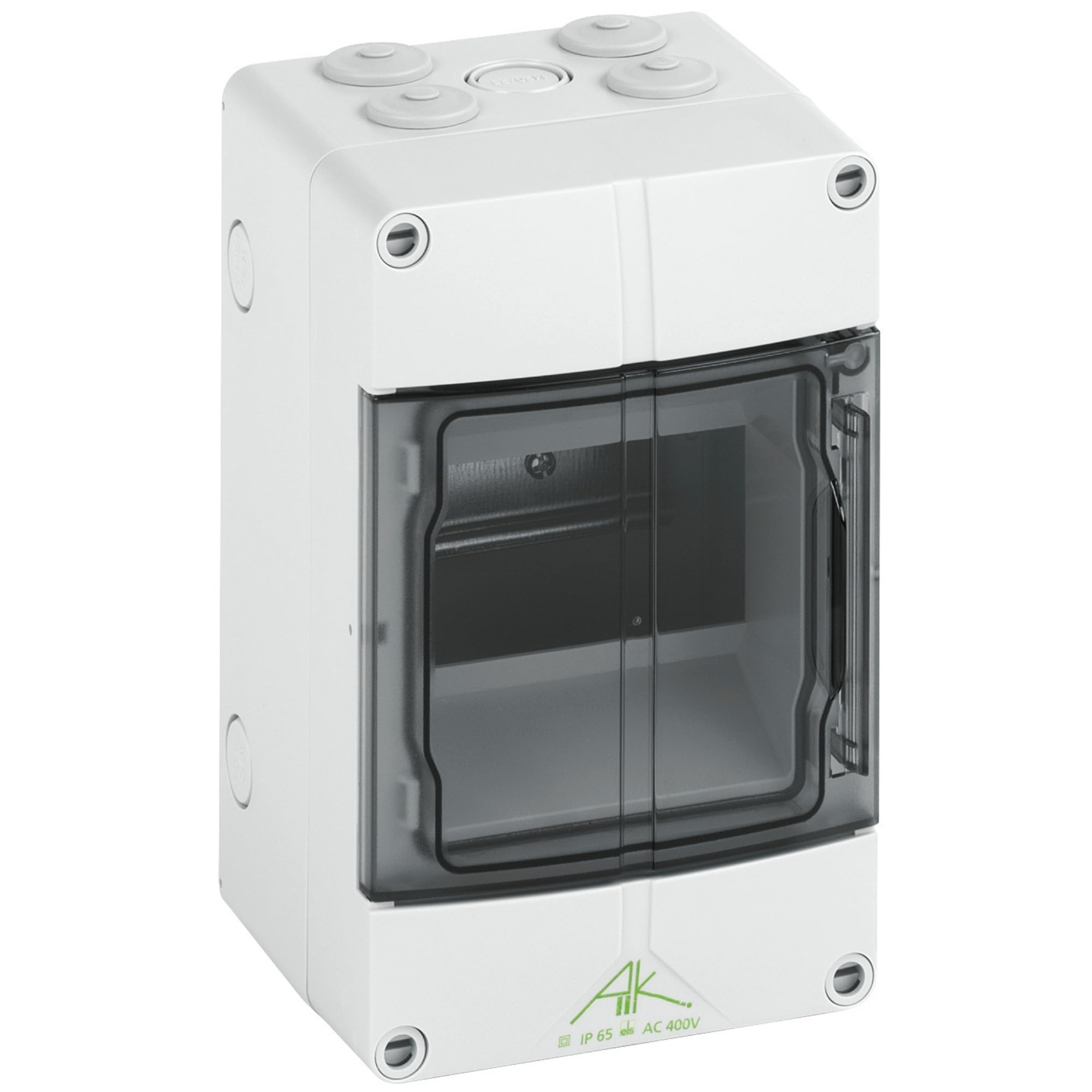 SPELSBERG - IP65 Polystyrene 5 Way Distribution Box, 125x200x122mm (LxWxH)