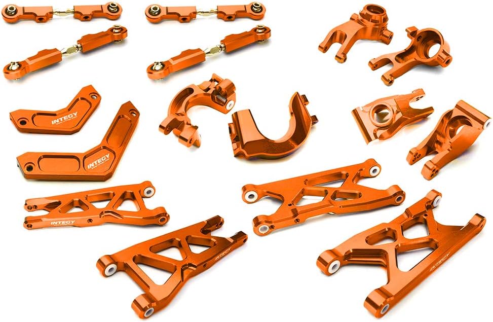 Review Integy RC Model C28861ORANGE Billet Machined Suspension Kit for Arrma 1/10 Granite 4X4 3S BLX