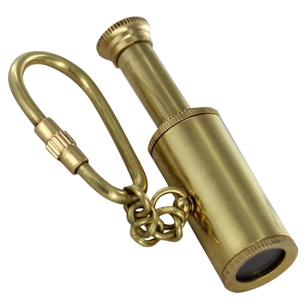 Armory Replicas Reach for The Stars Brass Telescope Key Chain