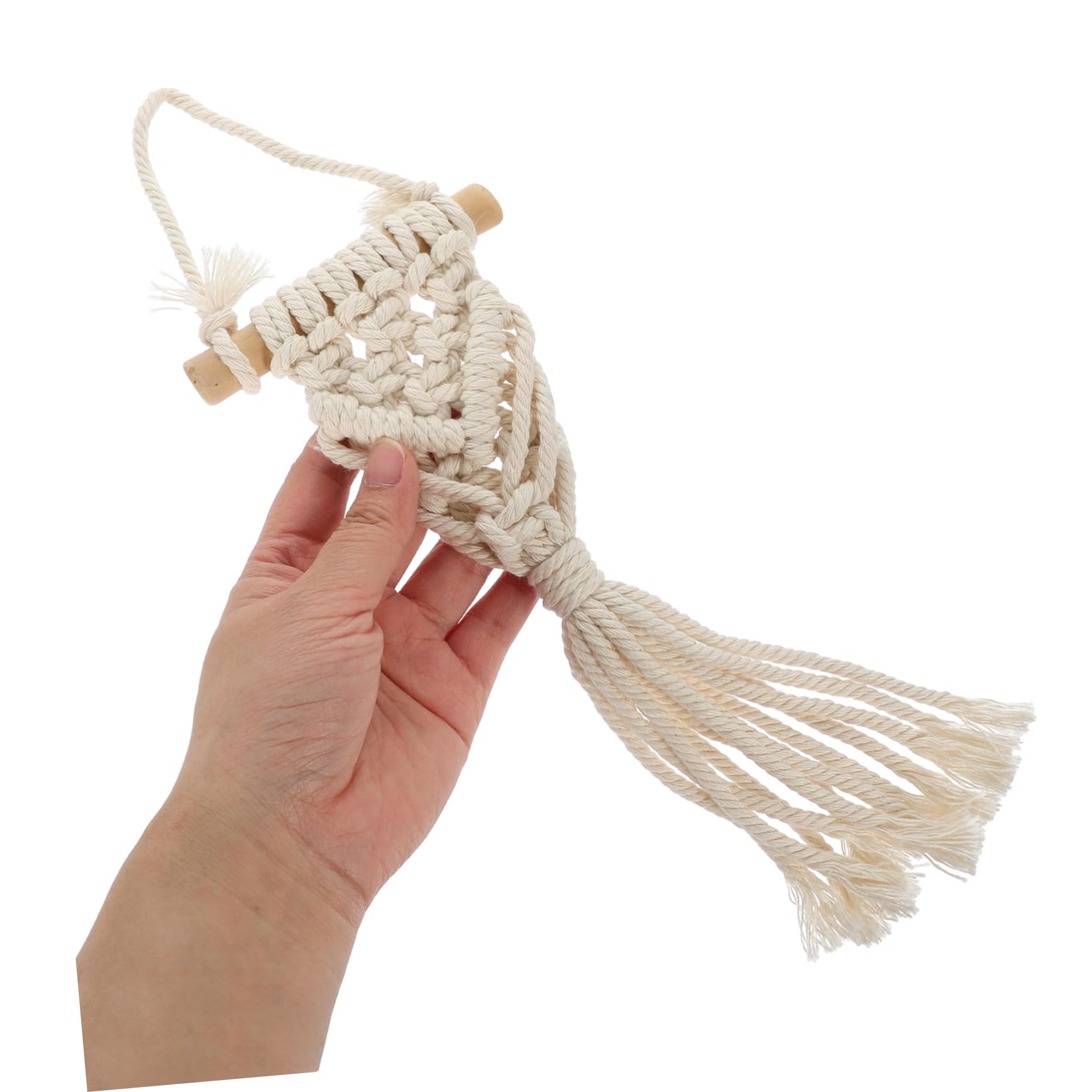 YARNOW 8pezzi Macrame Plant Hanger Naturale Per Fioriere Sospese Decorazione Da Ed Esterno Per e