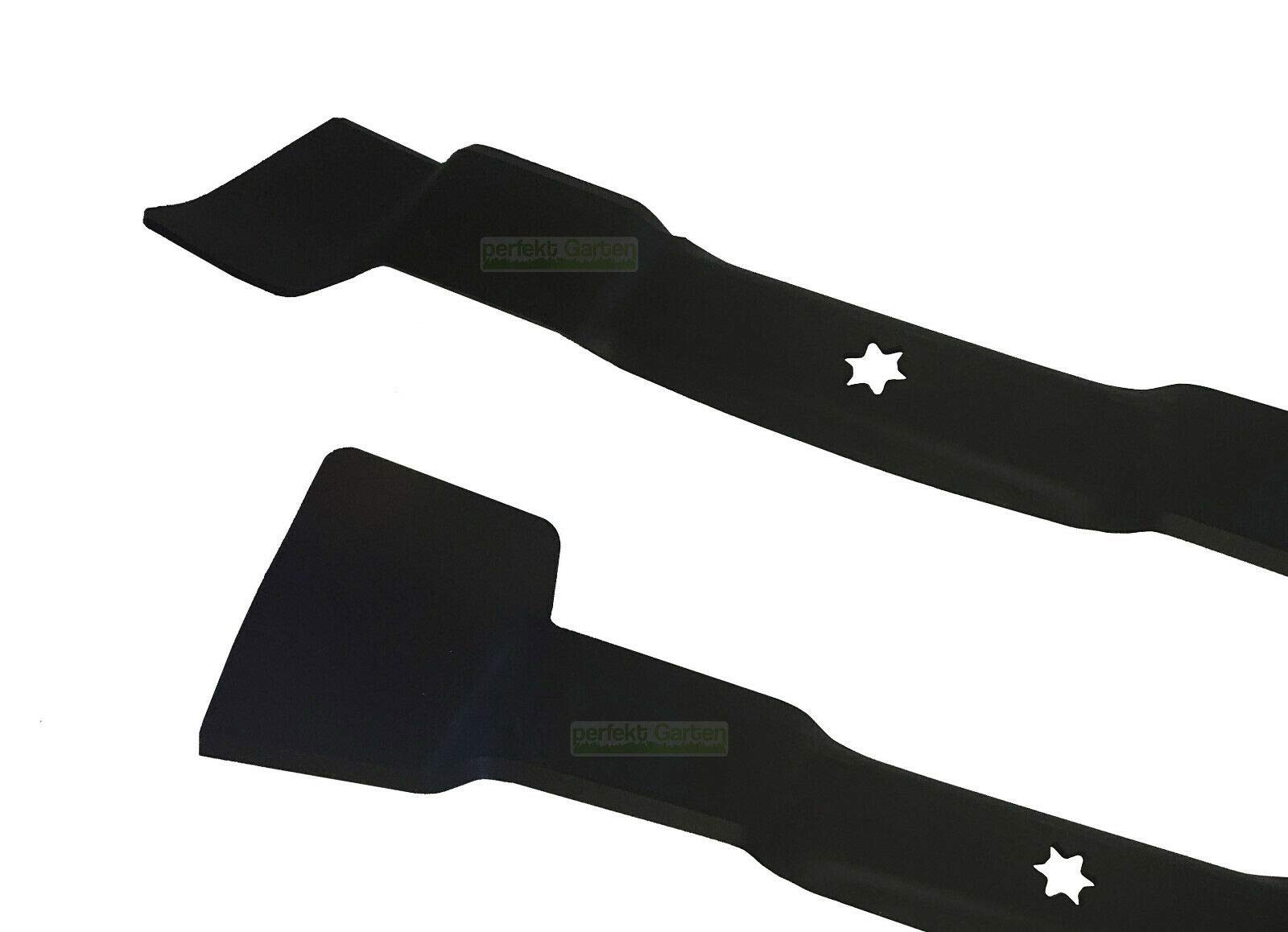 Cuchillas para cortacésped MTD 23/42 K/Troy Bilt TB 106 K/Greenbase V 222 I (2 unidades)