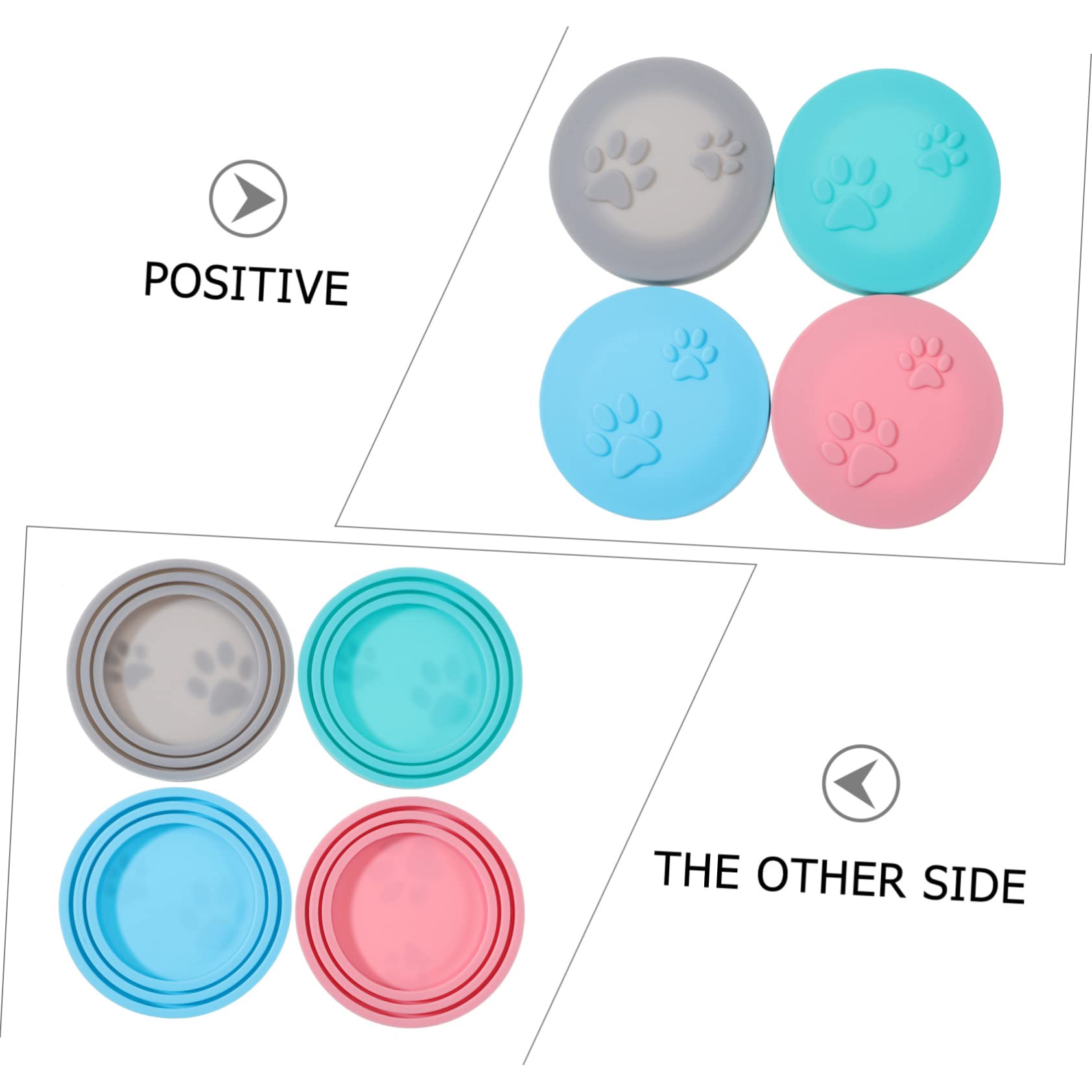 minkissy 12piezas De para Latas De Comida para Cubiertas Reutilizables para Almacenar Comida Húmeda y Olores El Refrigerador