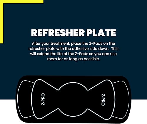 Miniatura 6 de Z-PRO TENS & EMS Masajeador de espalda para alivio del dolor de cuello y hombros, máquina estimuladora muscular inalámbrica Bluetooth EMS