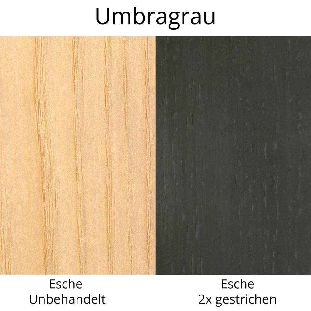Linea Natura Landhausfarbe für Außenbereich | seidenmatt, besonders deckend & umweltfreundlich (2,5 L, Umbragrau)