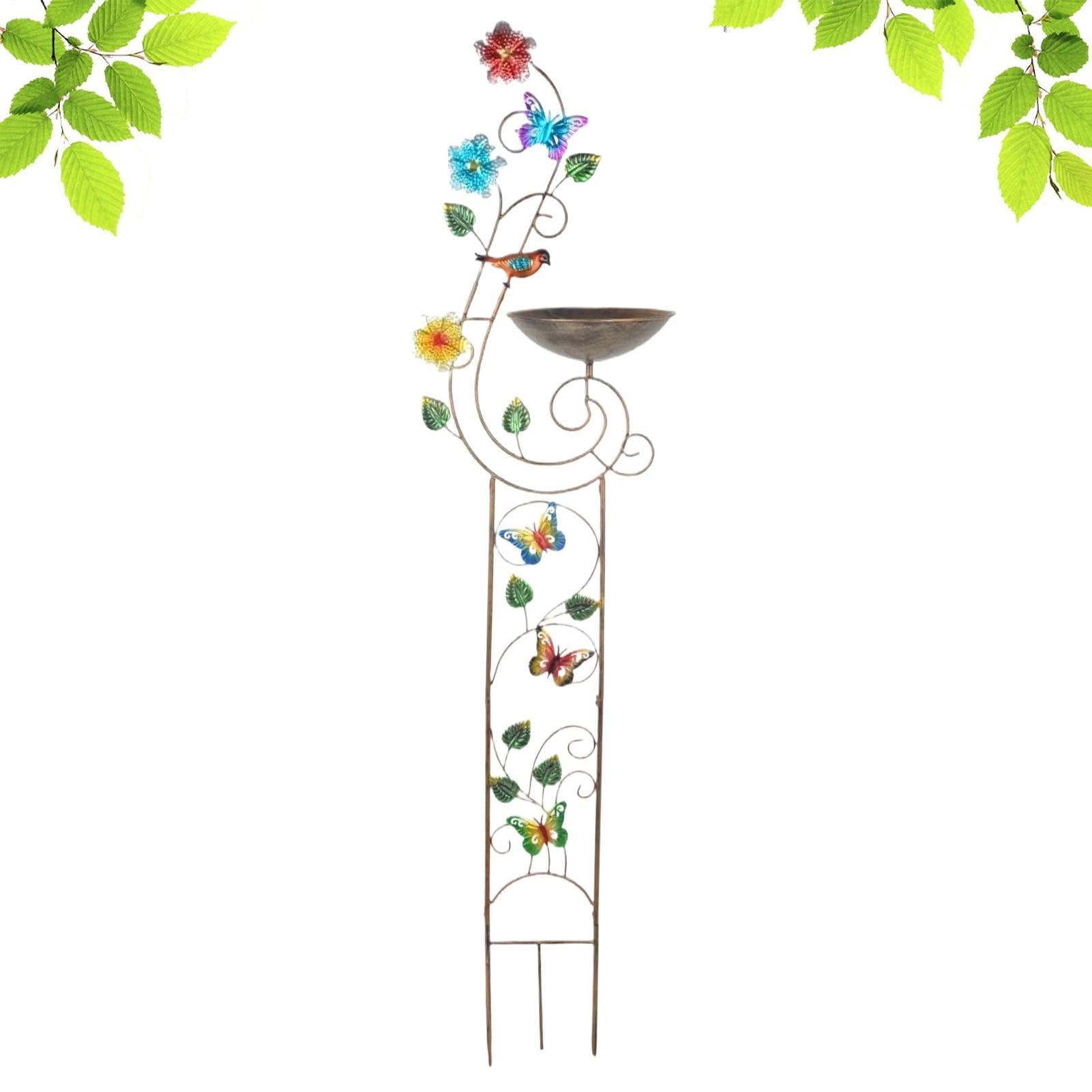 Bebedero Para Pájaros Bebedero con agua artístico decorativo | Cuenco bebedero baño aves Para Exterior, Jardín, Césped, Patio Trasero, Patio y Mucho Más Espacios y Áreas Exteriores