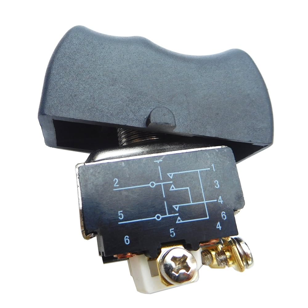 HY29C Momentary Toggle Switches DPDT On-On 1.5HP 4 Pins Screw NWPNLXEA