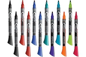 Quartet Dry Erase Markers, Premium Ink Whiteboard Markers, Assorted Colors, Clear View...