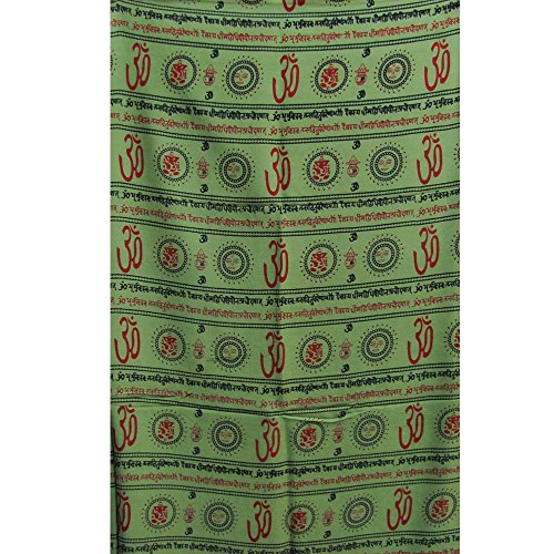 Om/Ohm Yoga Meditation Prayer Gayatri Mantra Large Scarf Shawl Wrap (44" x 80)2