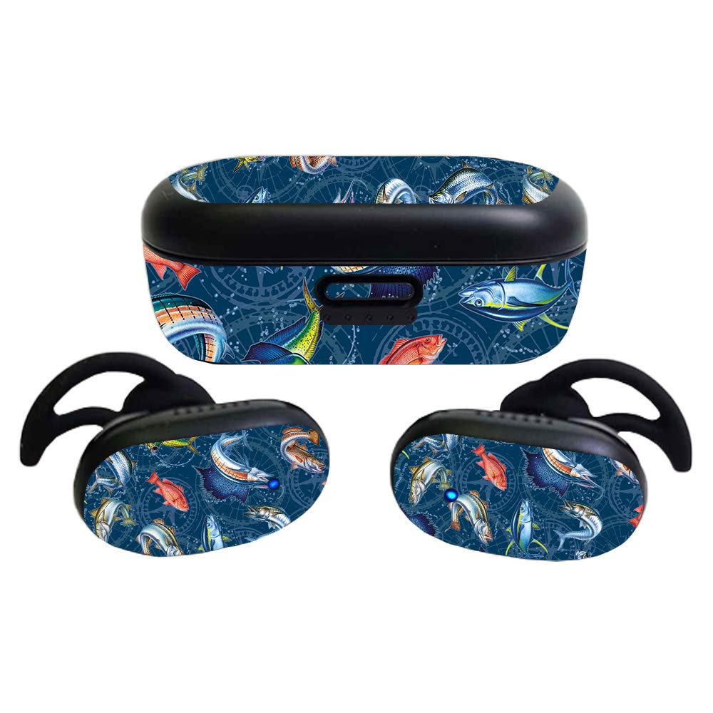 MightySkins Glossy Glitter Skin Compatible with Bose QuietComfort Earbuds (2020)