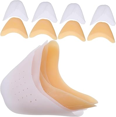 IWOWHERO 6 Pairs Silicone Heel Protector Heel Protectors Silicone Toe Sleeves Pointe Shoe Toe Pads Toe Protectors for Shoes Dance Toe Protectors Pointed Shoes Pain Set Protective Case Miss