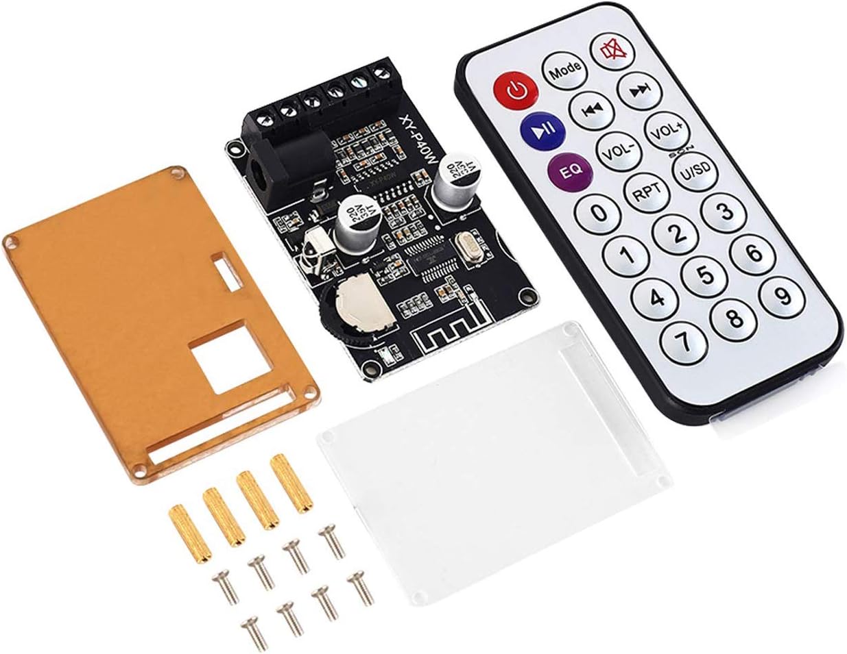 DEVMO Stereo Bluetooth Power Amplifier Board Remote Control 5V 12V 24V ...