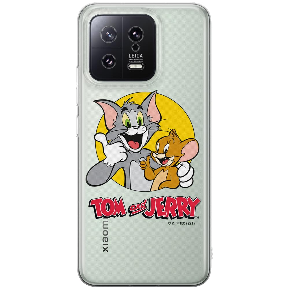 Ert Group custodia per cellulare per Xiaomi 11 Lite 4G/5G originale e con licenza ufficiale Tom and Jerry, modello 012, parzialmente trasparente