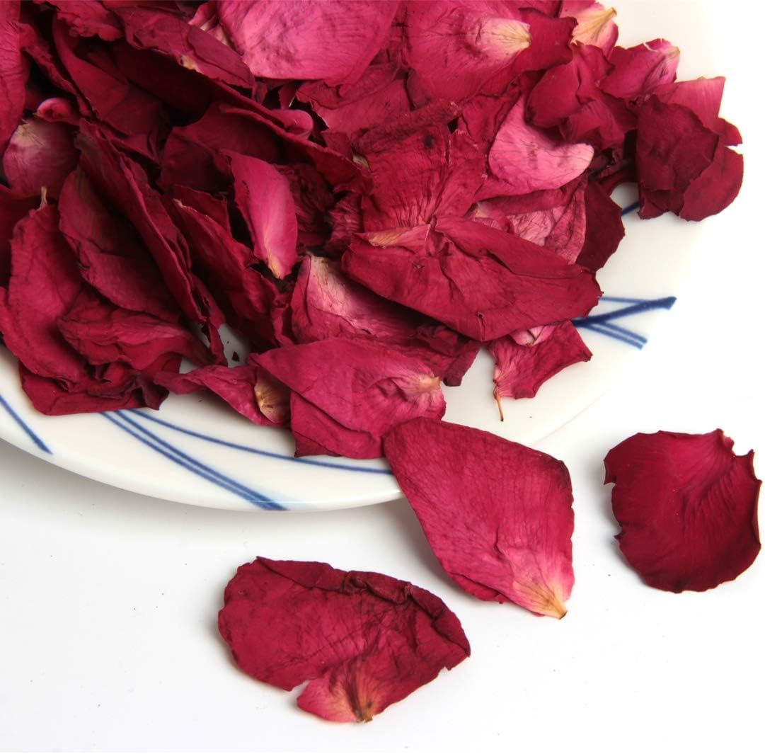 Amazon.co.jp: 150g ドライローズ花びら レッド - 本物の花のバラの