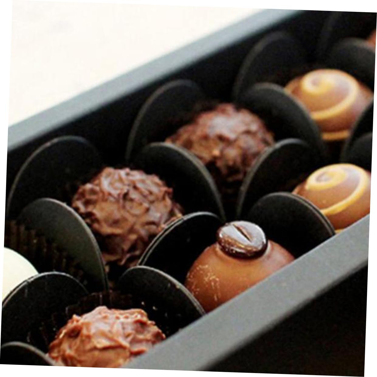 Alipis 3 Juegos Bandeja De Chocolates Envoltorios De Chocolate Moldes para Mini Muffins Vaso De Papel para Muffins Vasos De Papel De Chocolate Bandeja De Postres Galleta Black 200 Uds * 3
