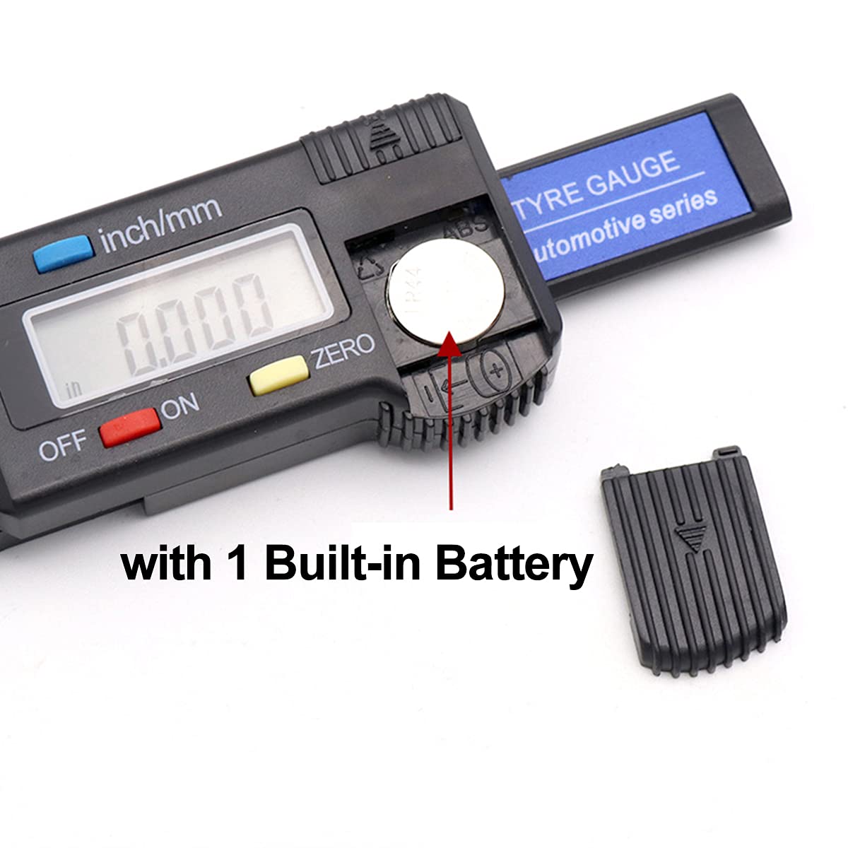 Digital Tire Tread Gauge - 0-1 Inch LCD -6