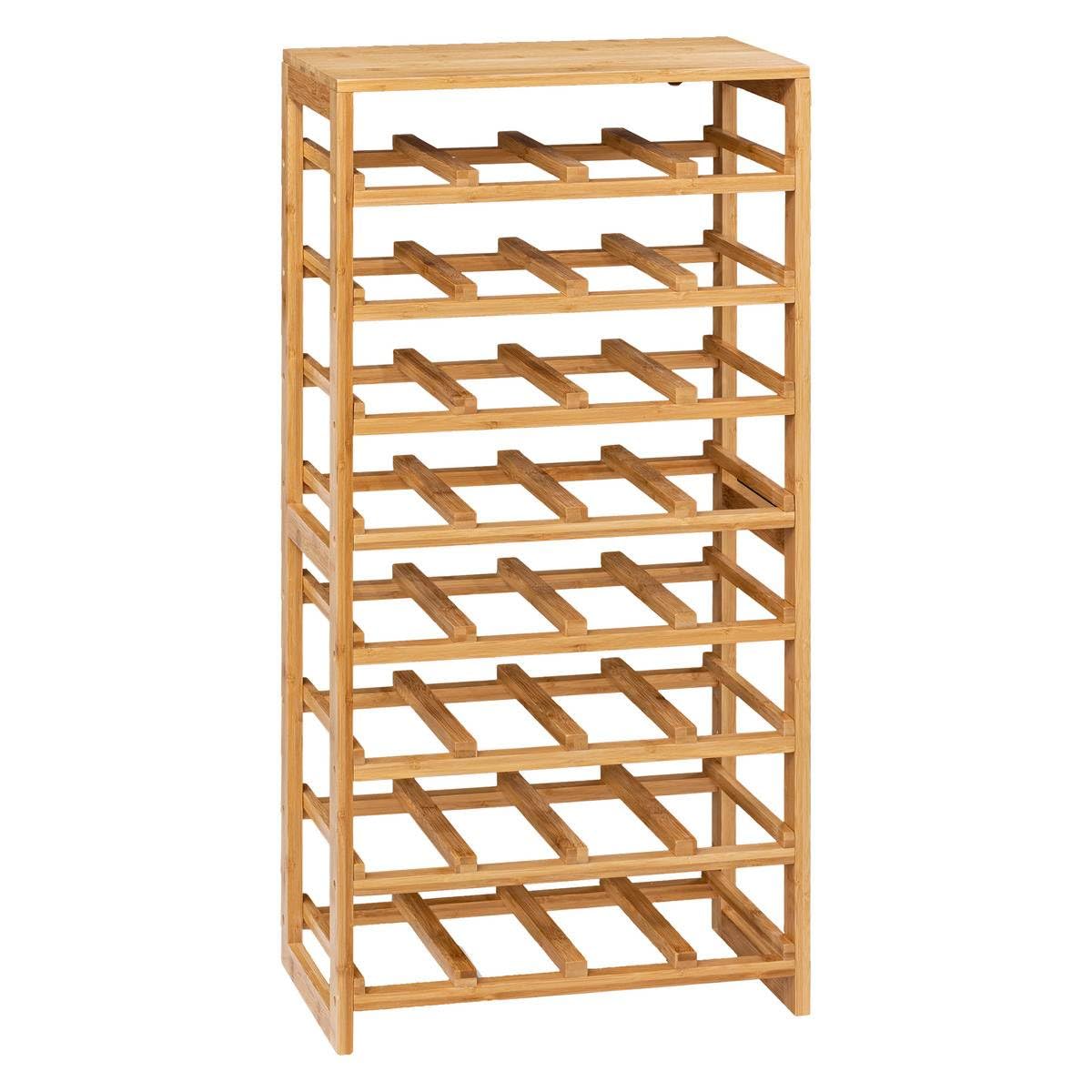 5five - rangement 32 bouteilles linha bambou
