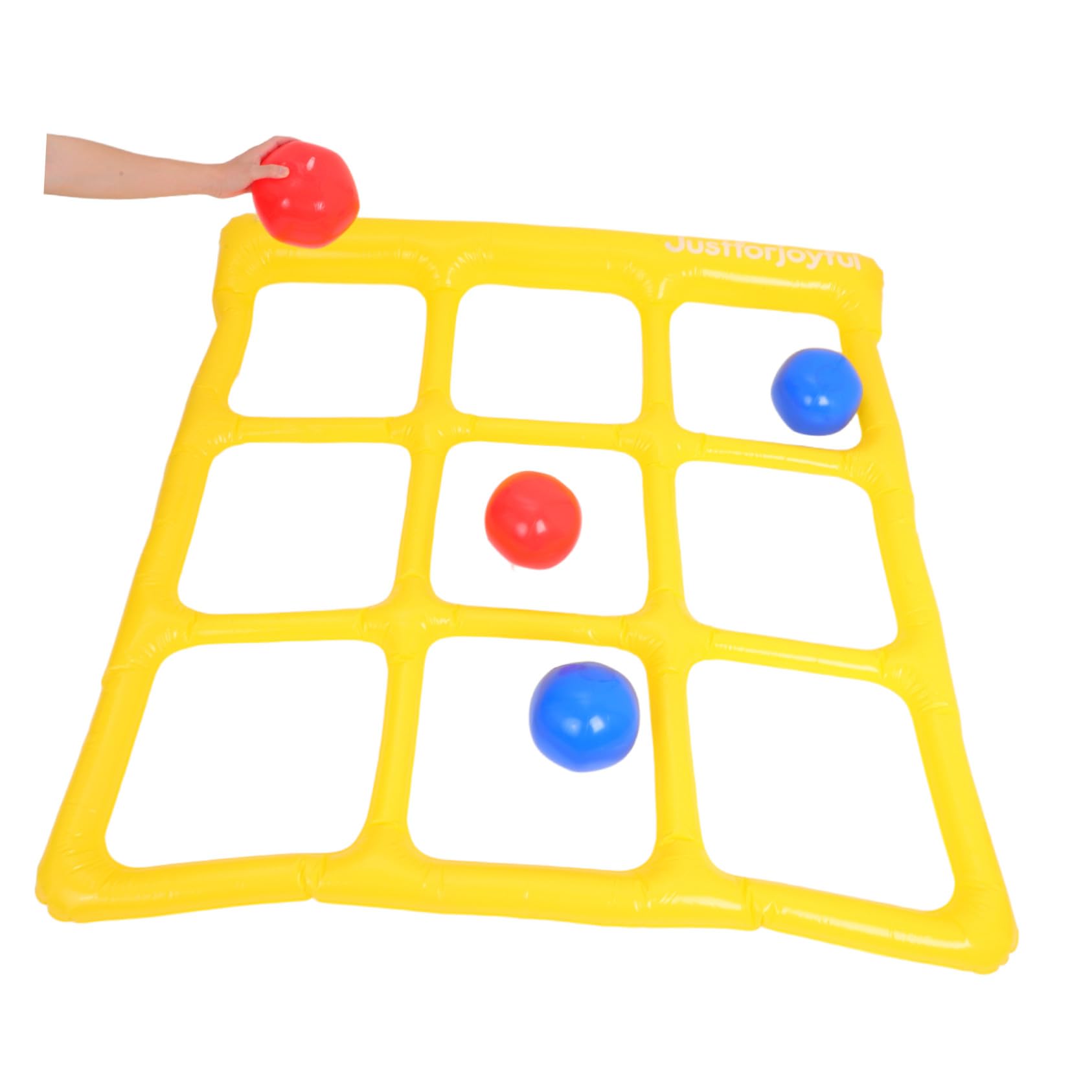 Juguetes Acuáticos Inflables para Piscina, Juego 1 Set PVC | 9 Cuadrículas, Fácil de Inflar y Desinflar, Decoracion Verano, para Niños y Adultos