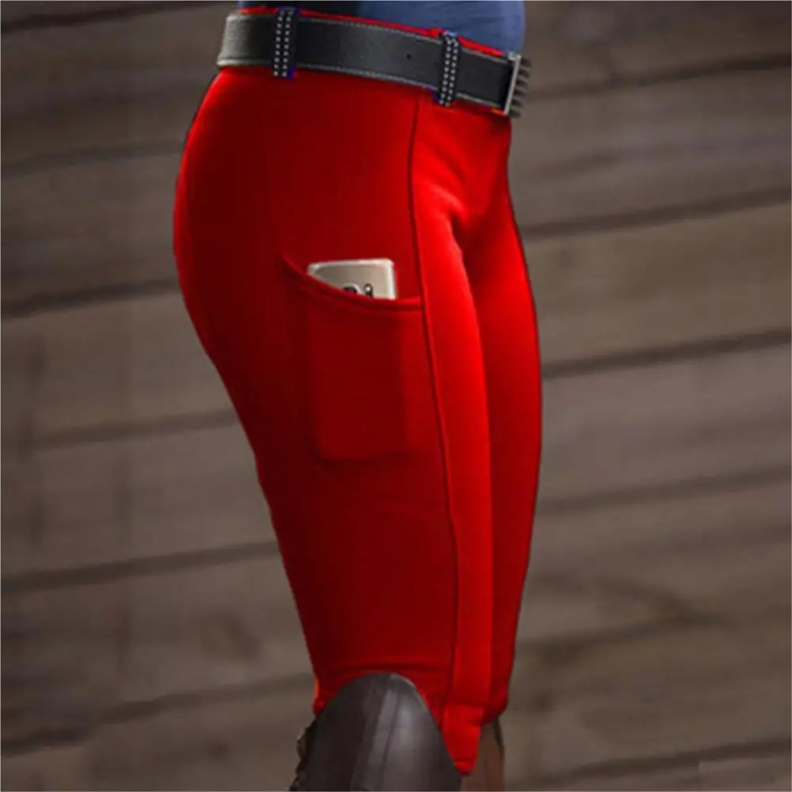 Reithose, Anti-Pilling-Reithose, Tasche, Hüftlift, Pferderennhose Für Reitsport