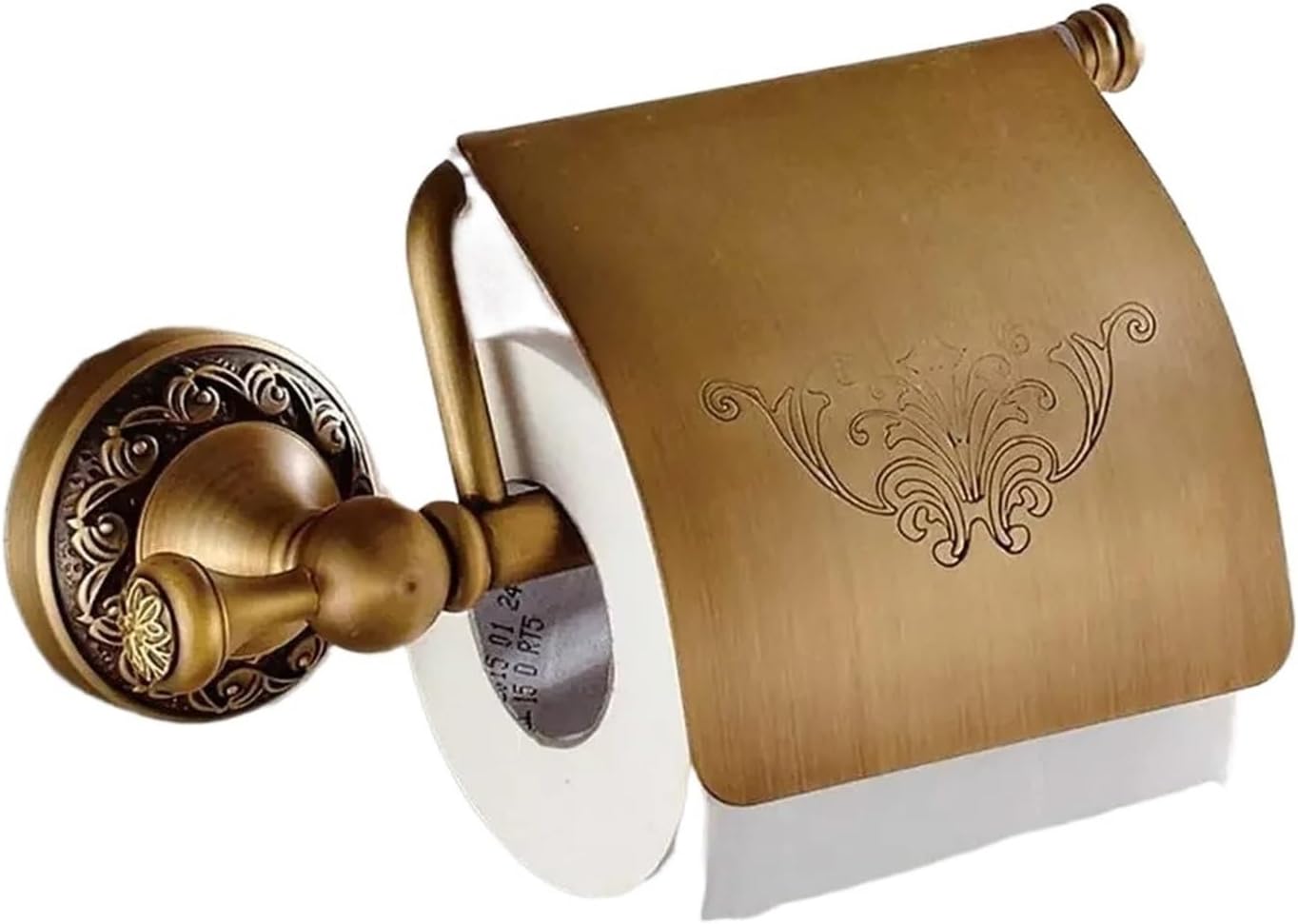 Bathroom Accessories Antique Brass Collection, Towel Ring, Paper Holder, Toilet, Coat Hook, Bath Rack, Soap Dish(Paper Holder)