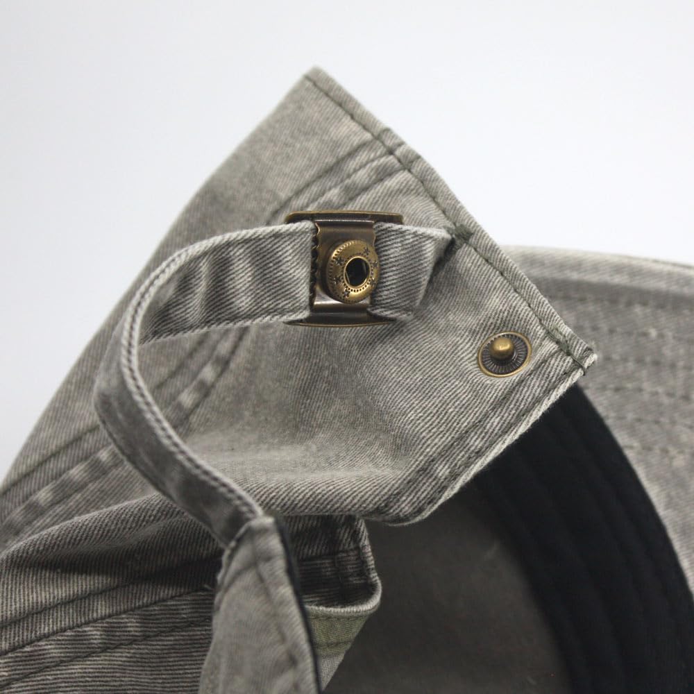 The Vintage Year Snow Washed Cotton Twill Low Profile Adjustable Baseball Cap - Image 6