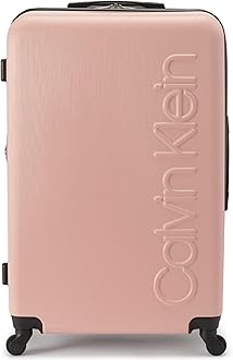 Calvin Klein Women's Hard Side Upright Spinner Light Weight Suitcase