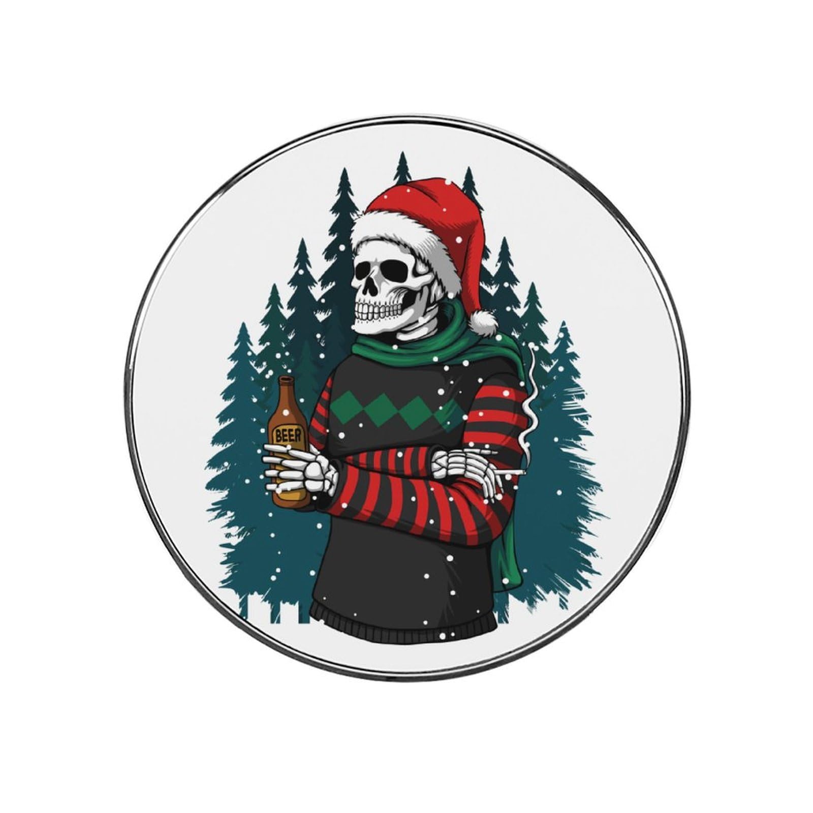Christmas Skull Magnets For Fridge Kitchen Decoration For Refrigerators Whiteboards