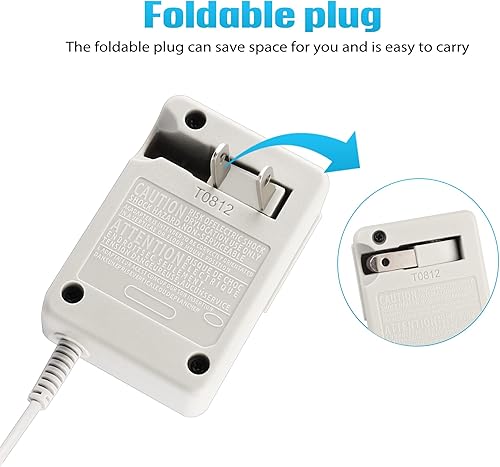 Miniatura 4 de Cargador 3DS, adaptador de CA para Nintendo 3DS XLnuevo 3DS3DS XL3DS XL3DS, cargador de viaje para el hogar, adaptador de corriente de enchufe de