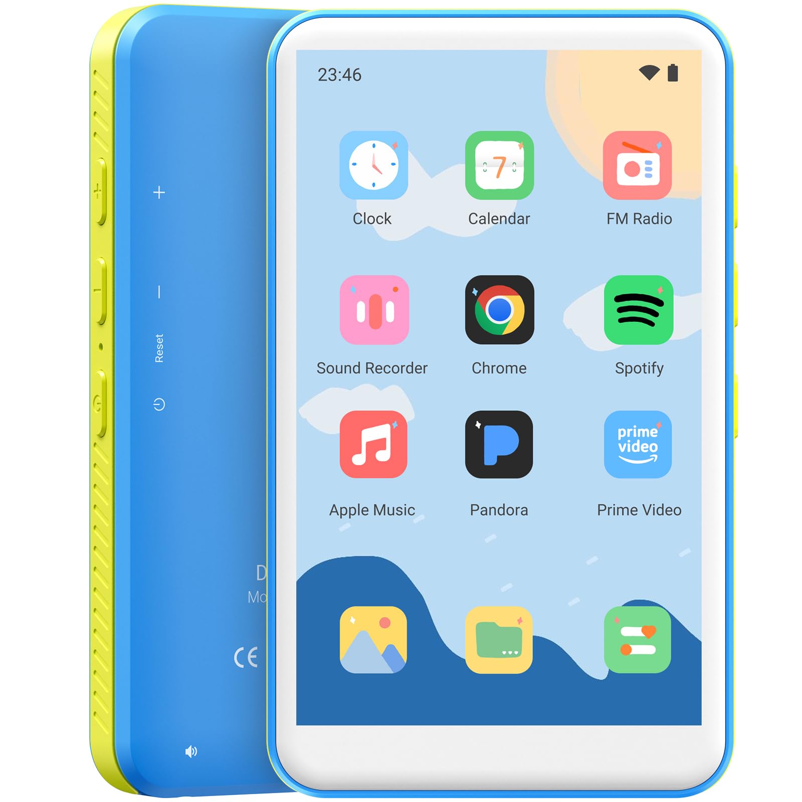 128GB MP3 Player with Bluetooth and WiFi, 4.0 Inch Touchscreen MP4 Players, Android 13 MP3 Player with Spotify, Deezer, Audible, App Store, Browser, HiFi Music Player with Speaker, up to 1TB-image-22