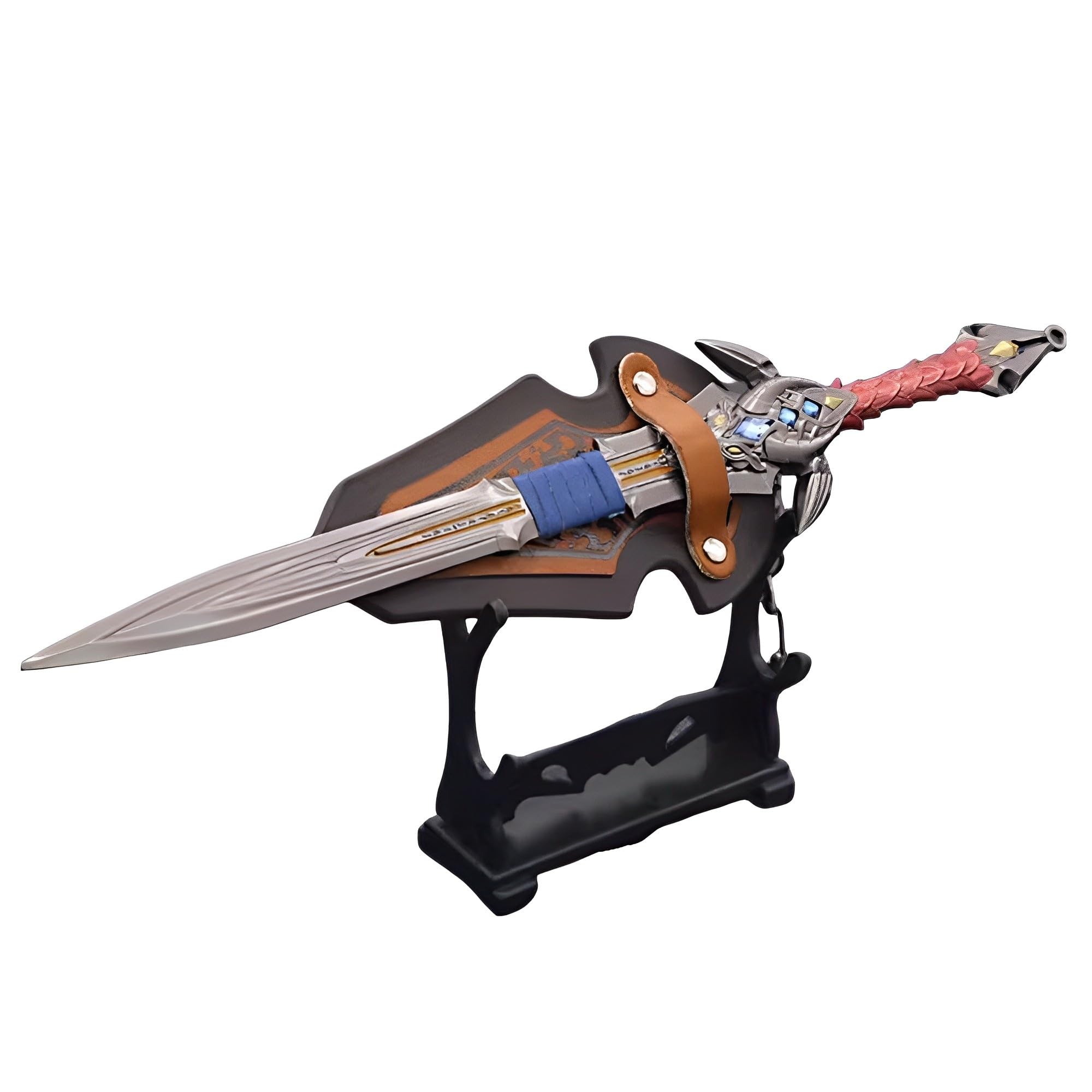 Figurine Anime, Modelli in Miniatura di Personaggi Giochi Fantasy con Supporti, Ashbringer, Frostmourne, Gorehowl