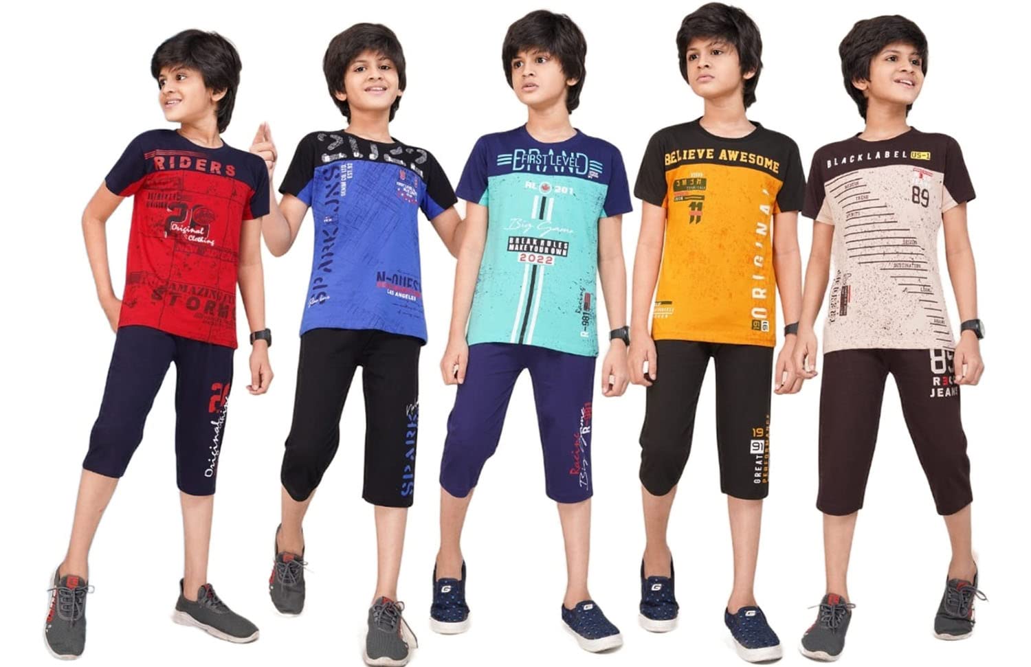 MITWA ENTERPRISESBoys Cotton Printed Clothing Set