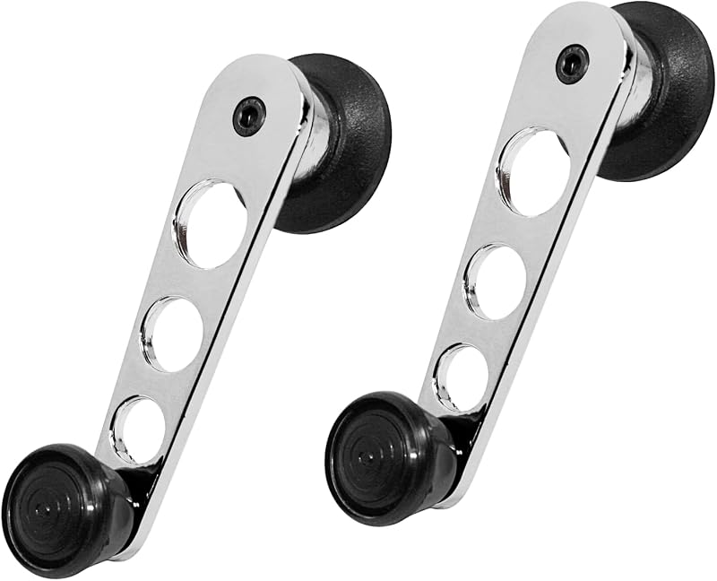 Manivelas de janela cromadas IAP Performance AC837610 para Volkswagen – Par
