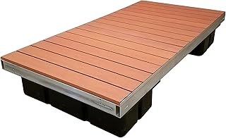 Patriot Docks 4'x8' Floating Dock Kit Section with Aluminum Decking