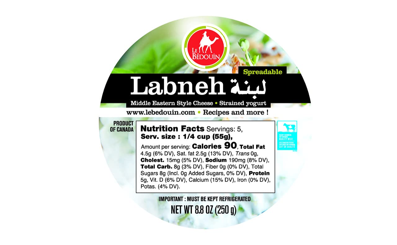 Le Bedouin Labneh Cheese Spreadable LowFat Strained Yogurt 4Pack Buy Online in Bahamas at