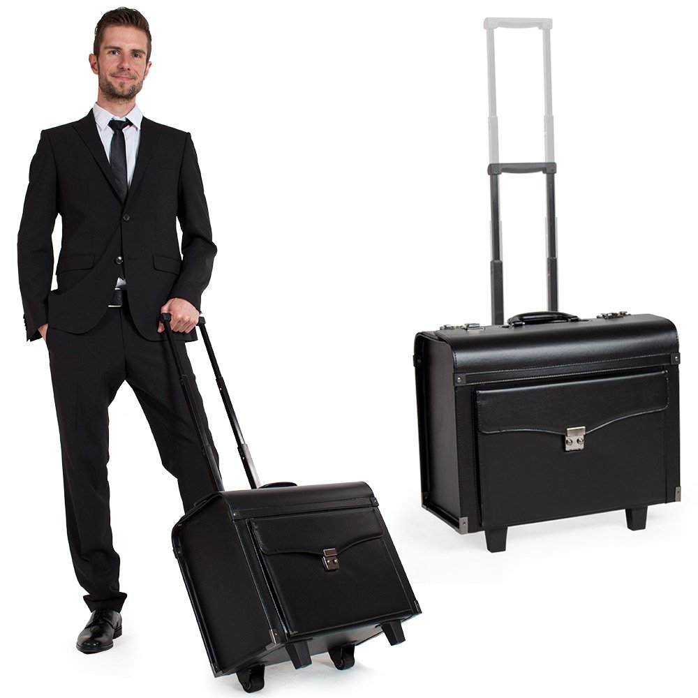 tectake 400783 - Pilot Case Trolley, Poignée télescopique Robuste, en Matière résistante