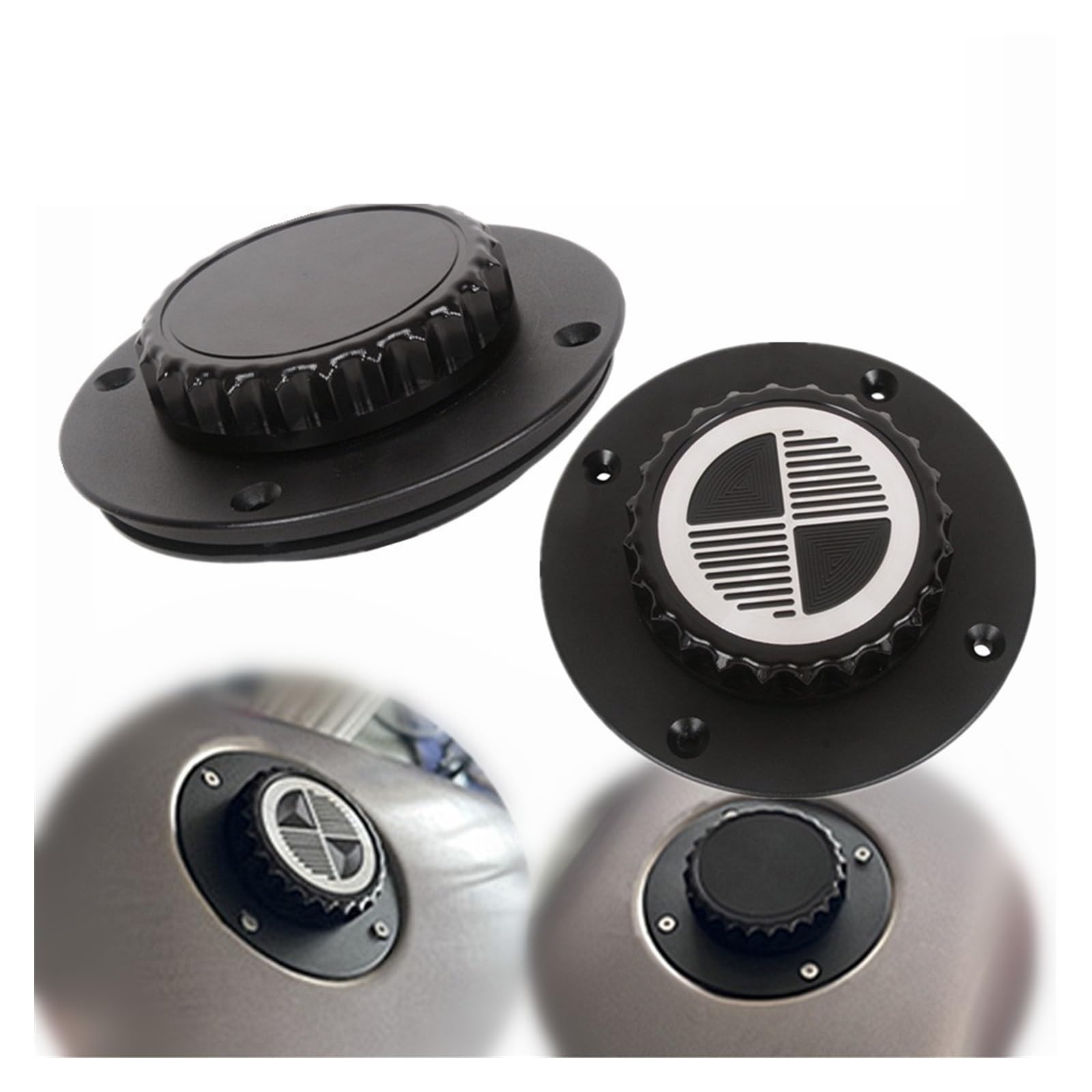 Accesorios para Motocicleta, Tapa De Tanque De Gasolina Y Aceite, Tapa De Tanque De Combustible, Tapa De Tanque De Gasolina para B&MW Serie K K75 K100 K1100 Tapa Tanques Gasolina