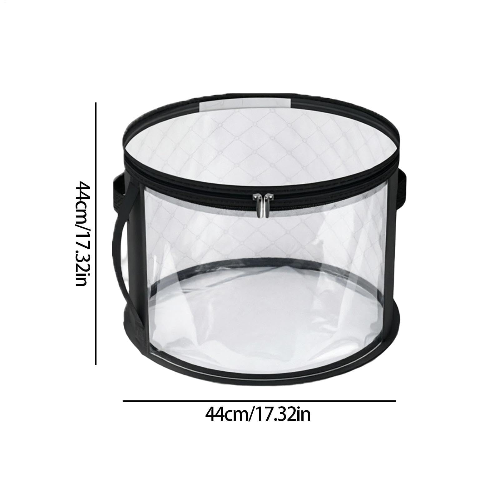 Organizador de gorras de béisbol, contenedor de almacenamiento apilable de gran capacidad para armario, estante, viajes y playa, perfecto para apartamentos y dormitorios