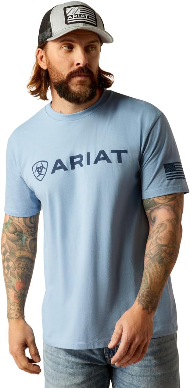 Ariat Mens Ariat Barb Shield T-Shirt