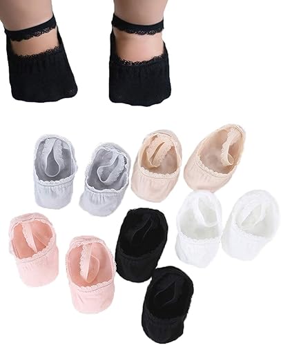 Calcetines antideslizantes para bebés y niñas, antideslizantes para niños pequeños