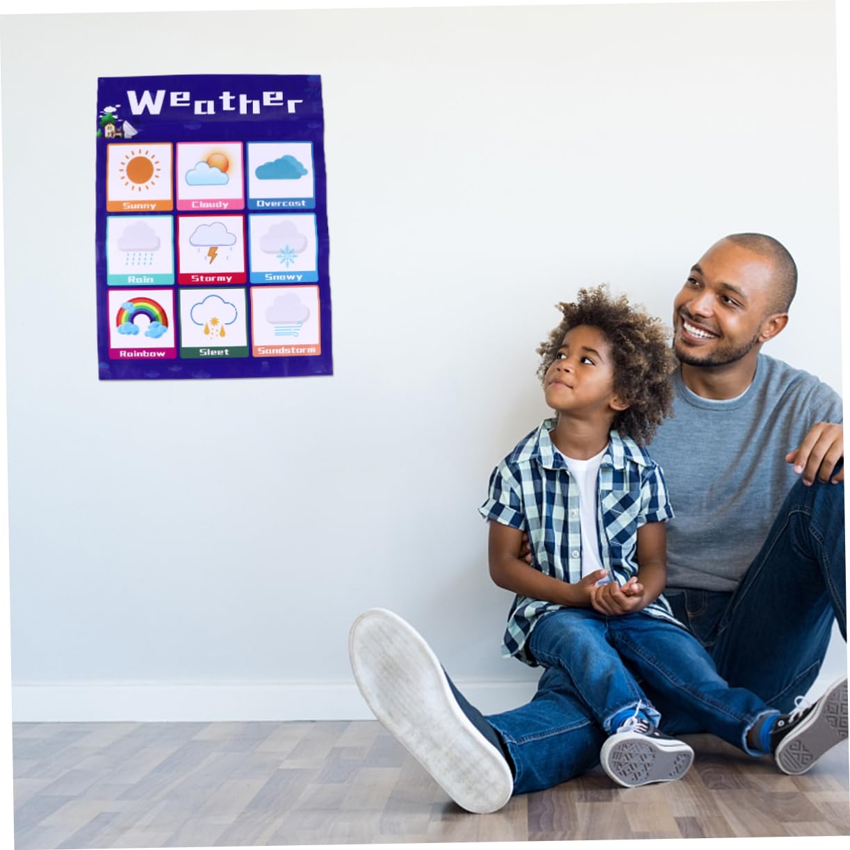 Artibetter Affiche Éducative pour Garçon et Filles Tableau des Connaissances Précoces, Légère et Petite, en Pp Colle au Dos, pour Apprentissage et Couleur Aléatoire Style Aléatoire