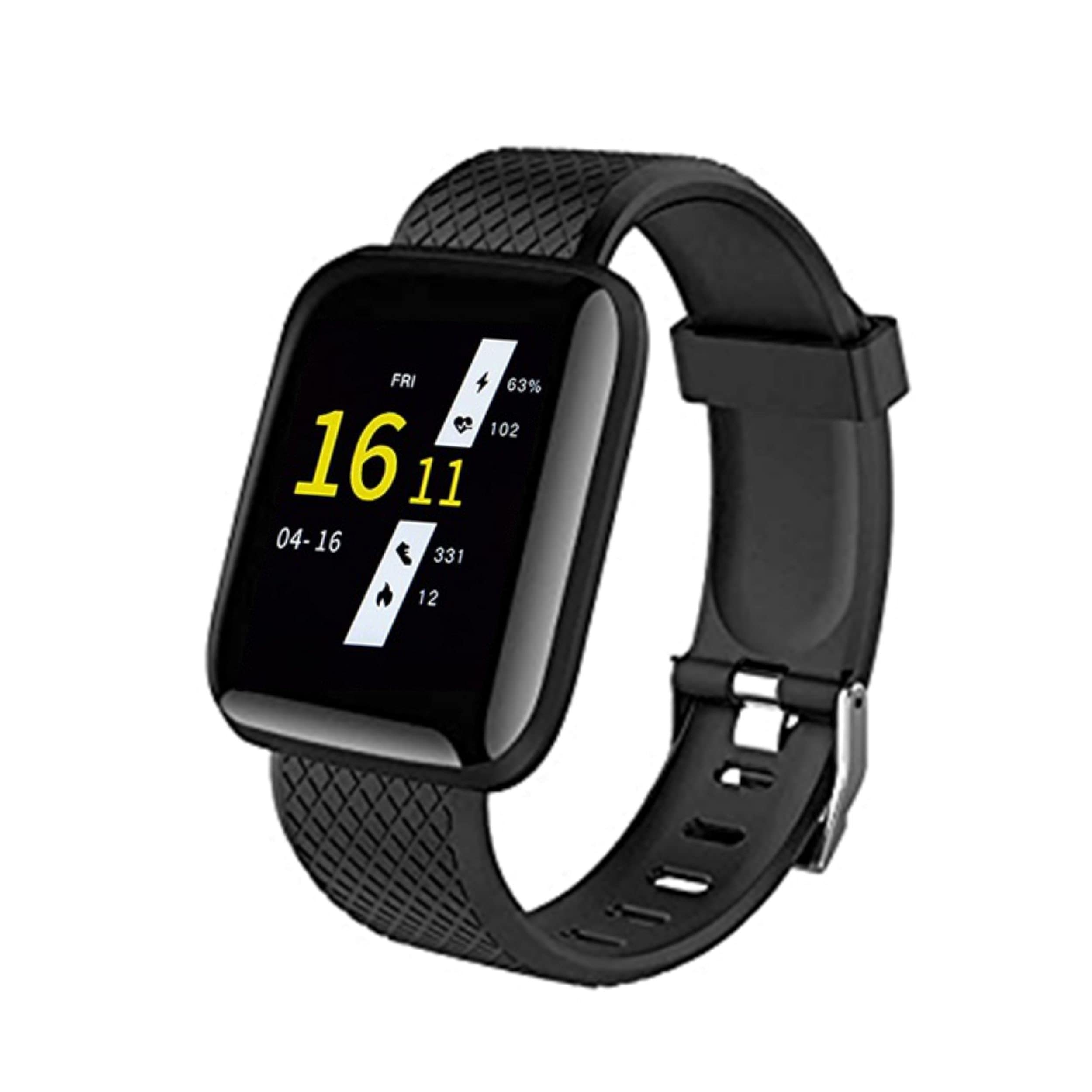 TechKing [with 5 Year Warranty] D116 Touchscreen Smart Watch Bluetooth Smartwatch with Heart Rate Sensor and Other Functionality for All Boys & Girls