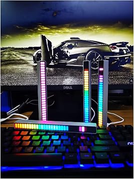 Rgb Sese Duyarl  Ta nabilir Ekolayzer Led  ubuk