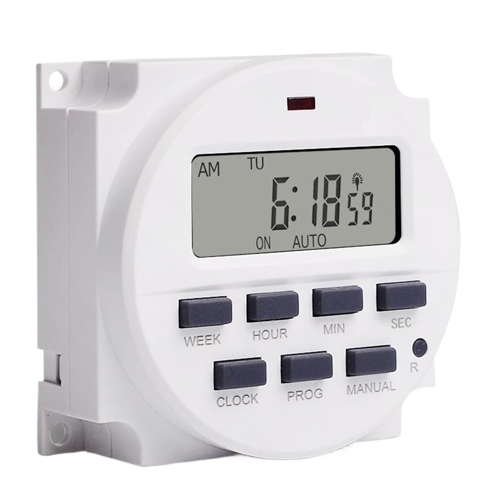 50 PCS TM618SH 1 Second Weekly Programmable Digital Timer Automatically Turn on Off Relay 12/24/110/220V(24V TM618sH3)