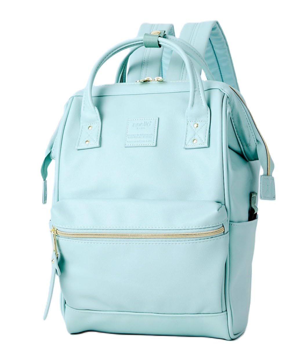 Buy anello Retro Clasp backpack | 7 Pockets | S | Designed in Japan. (Mint)  at Amazon.in