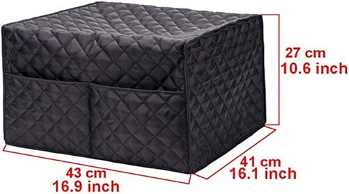 Miniatura 3 de KLKCMS Cubierta para microondas pequeña para electrodomésticos de cocina, protector de horno, organizador resistente al aire libre, cubierta de
