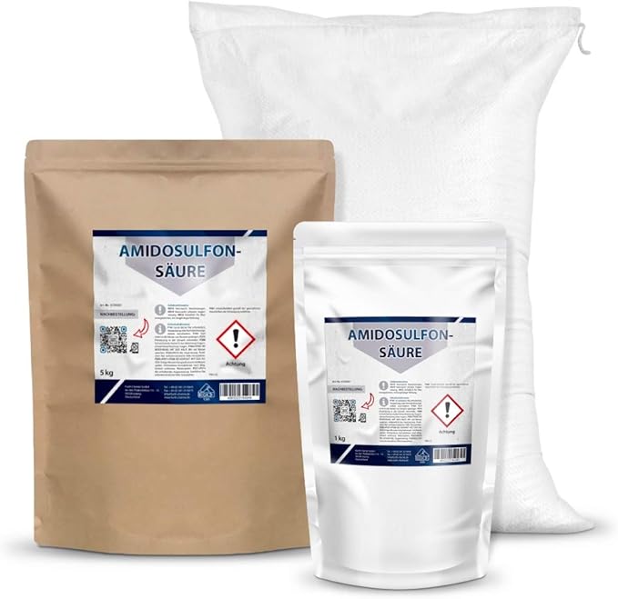 Amidosulfonsäure, Pulver 1 Kg, Idealer Entkalker (1, 5, 25 Kg