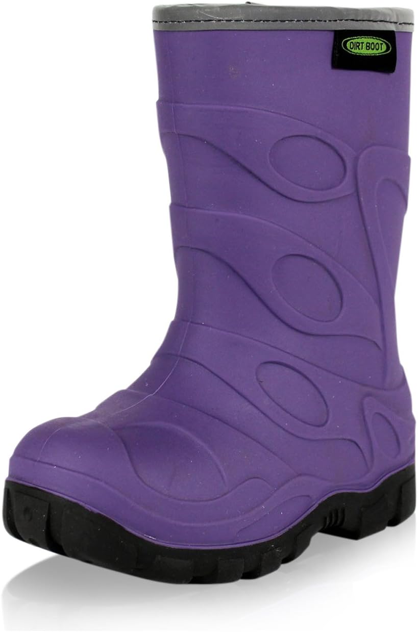 Dirt Boot Boys Girls Thermal Winter Wellington Wellies Kids Rain Snow Booties