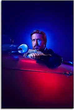 QFZMTVU Ryan Gosling Wall Art Canvas Prints Room Aesthetic Poster For Home Office Decorations Gift Noframed 30"x20"