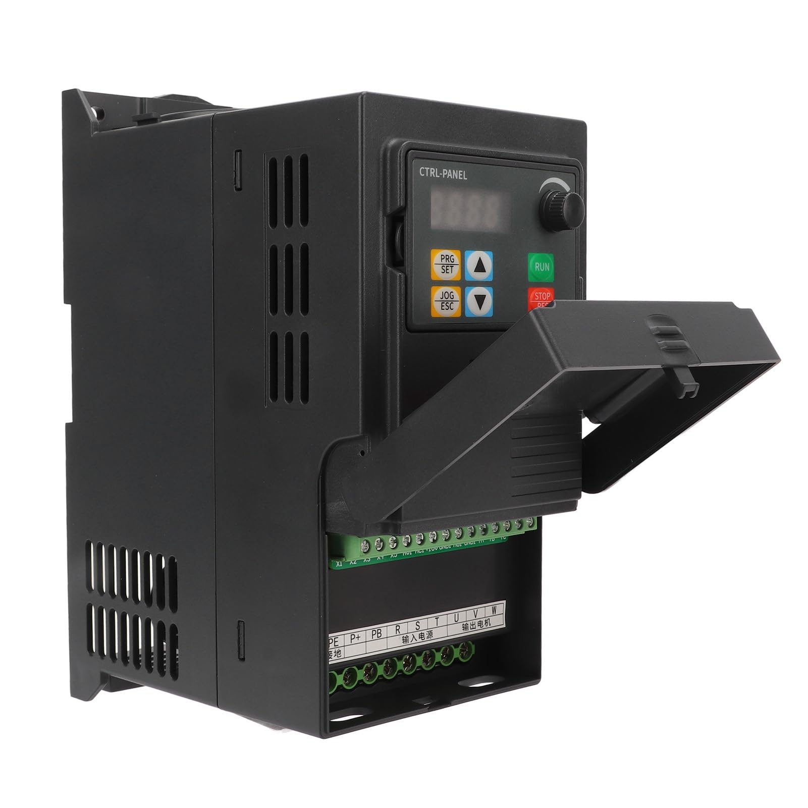 Frequenzumrichter, Antrieb mit Variabler Frequenz, 3-phasen 340-440V Eingang, 0-440V Ausgang, Wechselrichter für Elektromotorsteuerung (2,2kW, 0,75kW Motor)