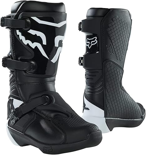 Fox Racing Botas de motocross COMP para jóvenes Negro -,Negro/Rosa,Naranja fluorescente,Rojo fluorescente